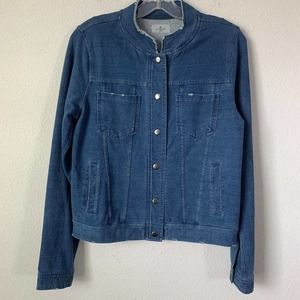 Sundaysnyc Blue Denim Snap Button Light Weight Jacket